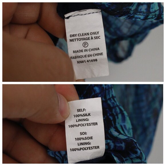 Ramy Brook Top Womens Small Silk Blouse Off the‎ Shoulder Long Sleeve lined tie - Picture 4 of 15